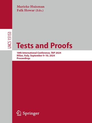 cover image of Tests and Proofs